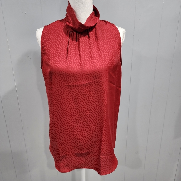 Ann Taylor Tops - Ann Taylor Blouse Womens  Sleeveless Halter Keyhole Button Small